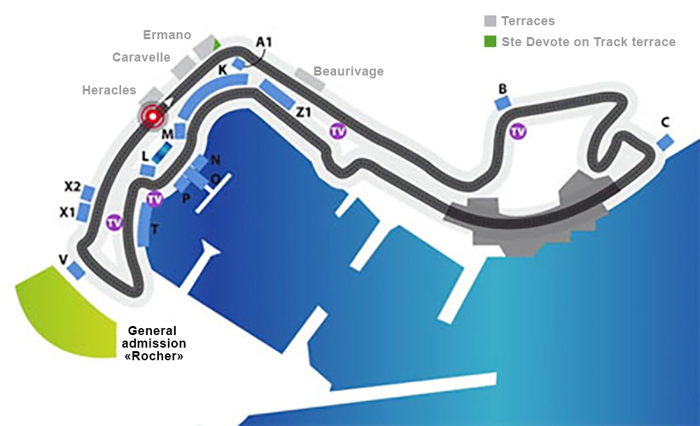 Biglietti In Tribune Per Il Gran Premio Di Monaco